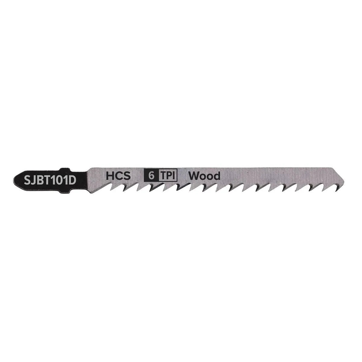 Sealey Jigsaw Blade Hard Wood 100mm 6tpi - Pack of 5