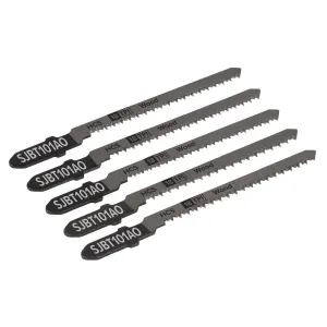 Sealey Jigsaw Blade Hard Wood 83mm 18tpi - Pack of 5