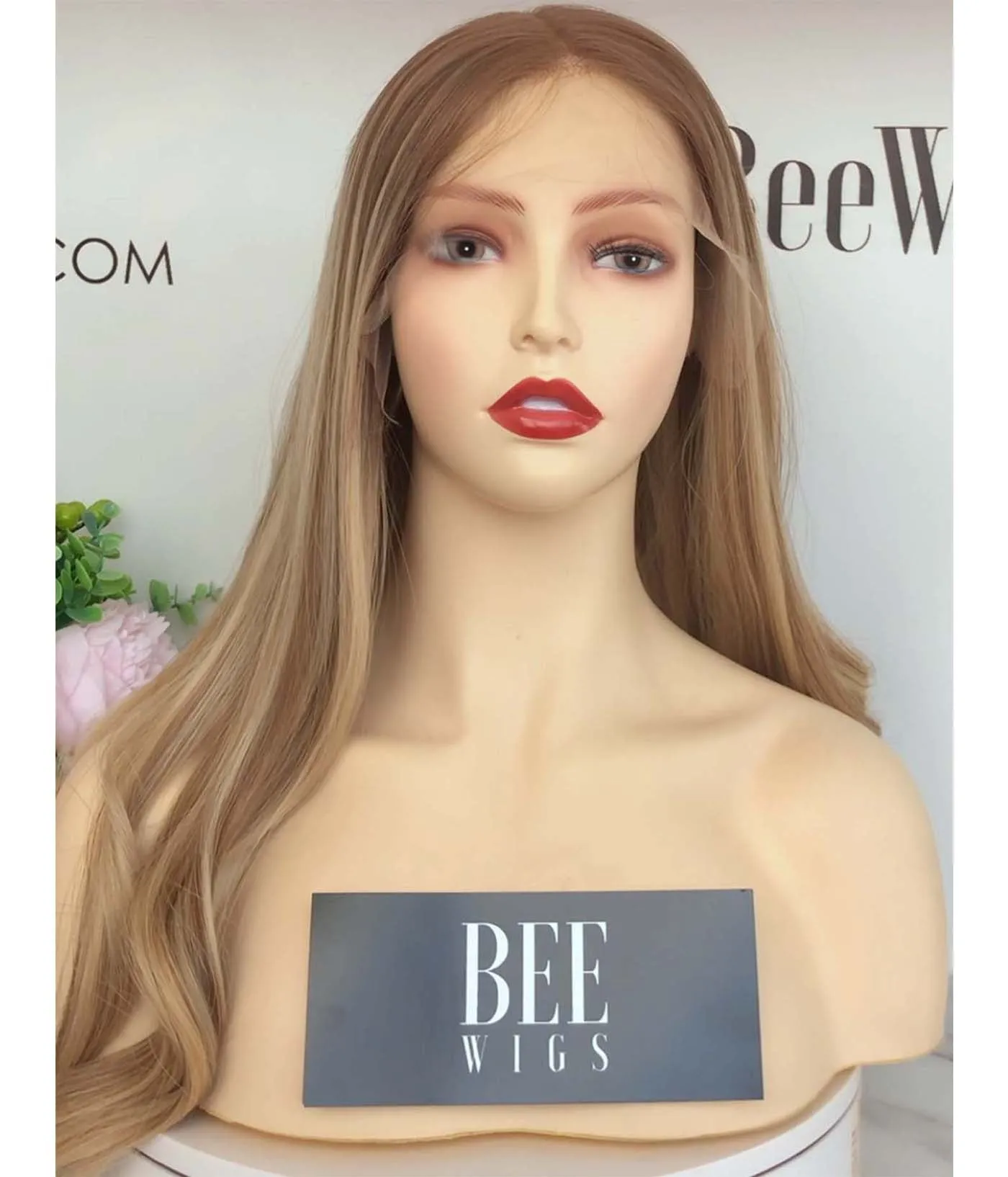 Shaytell Wigs Brazilian Hair Blonde Color Lace Top Wig