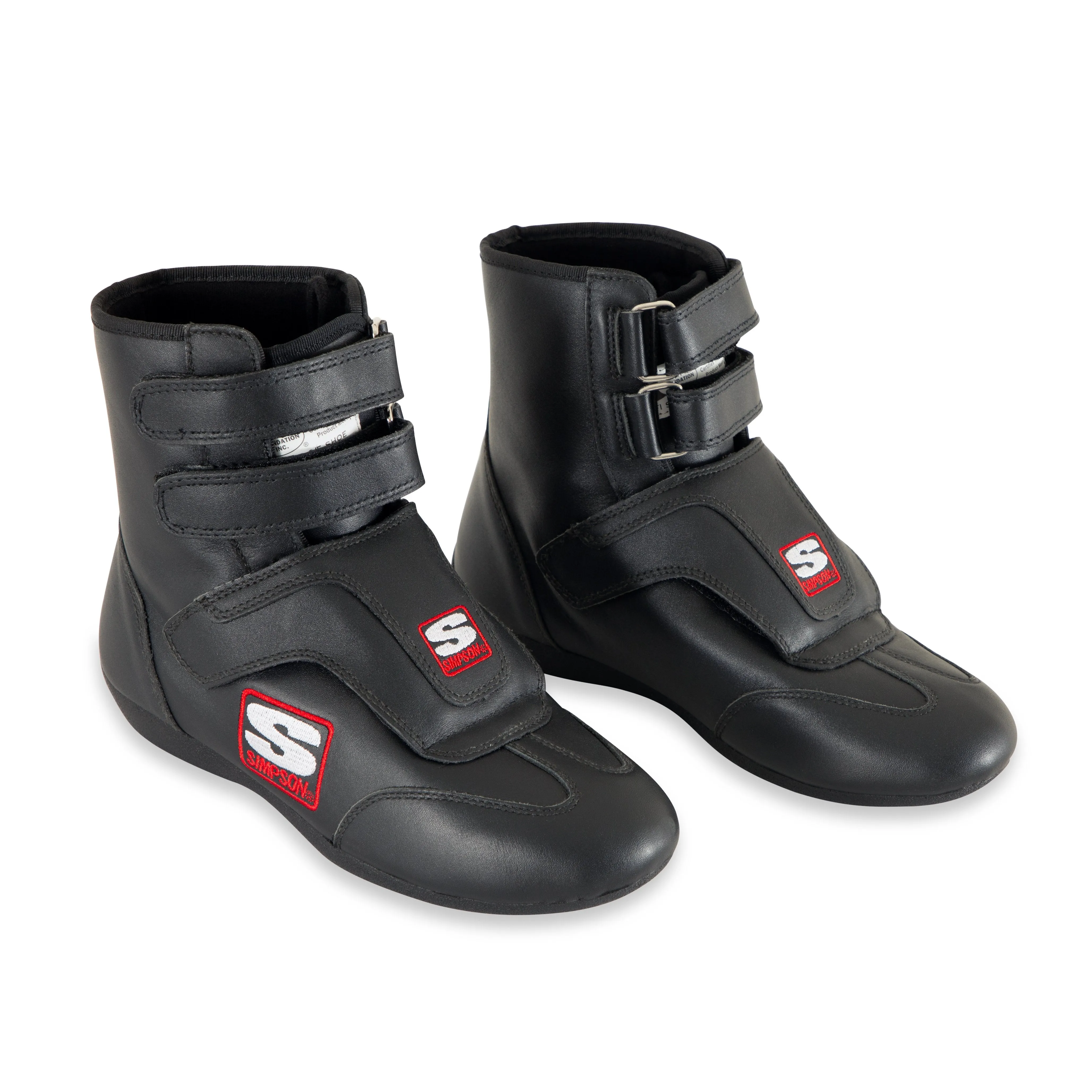 Simpson SP750BK Stealth Spring Driving Shoes Mens7.5 - Black
