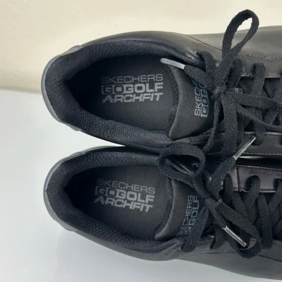 Skechers GoGolf Arch Fit Golfing Shoes, Black Sz 9