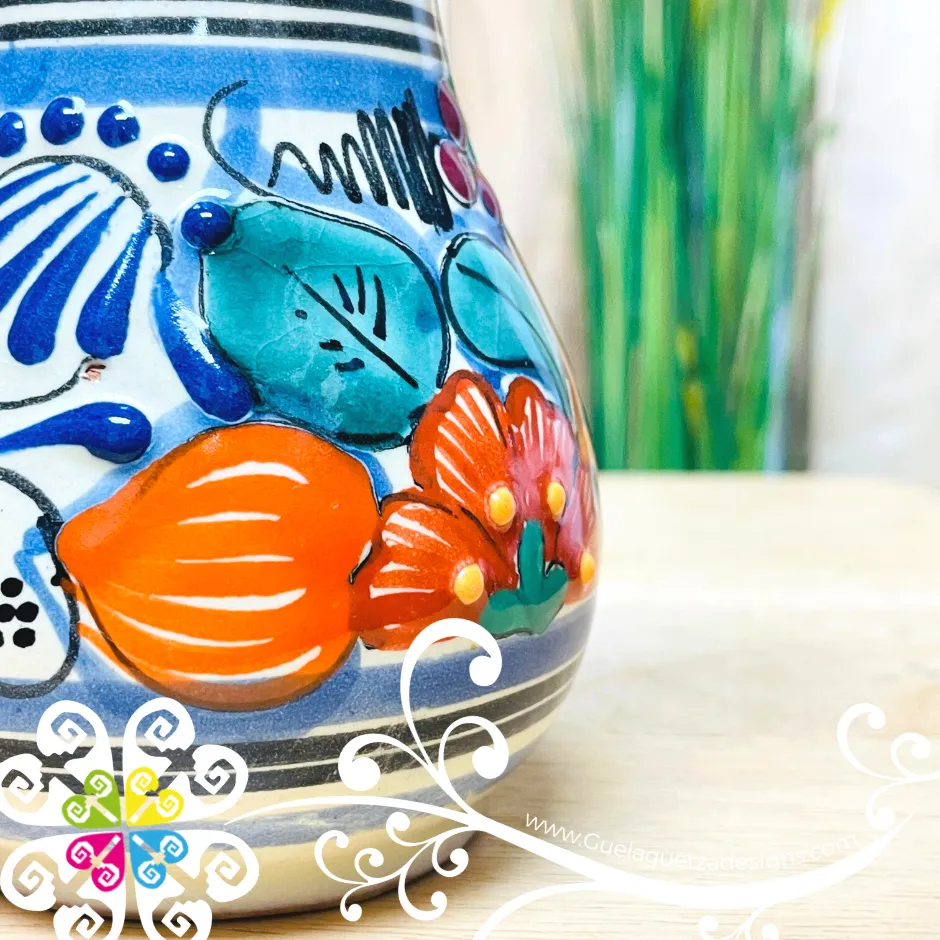 Small Multicolor Talavera Vase - Talavera Home Decor