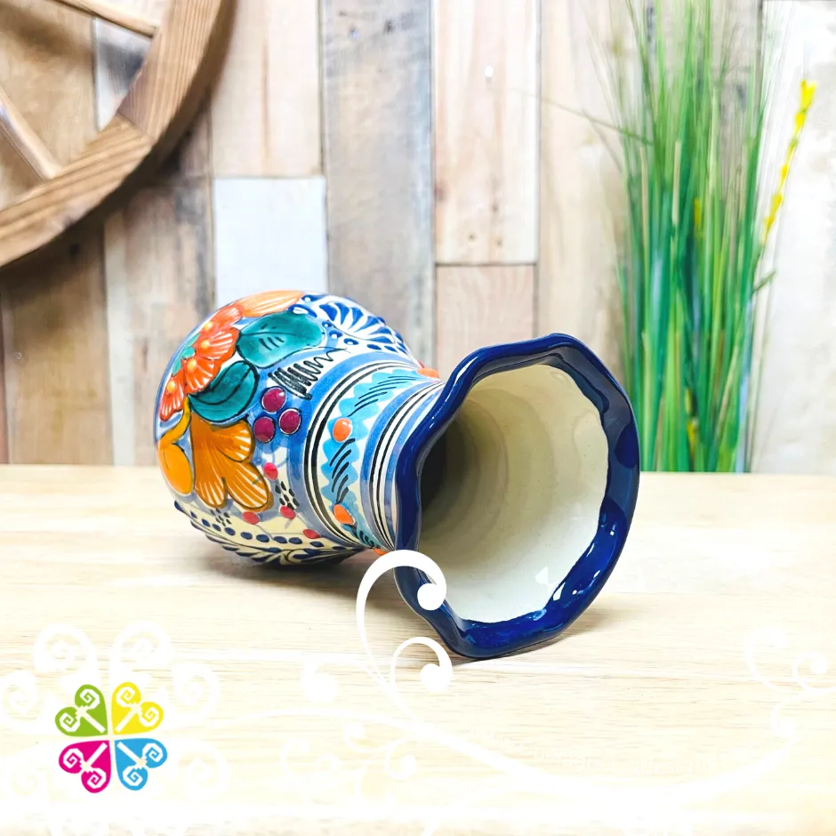 Small Multicolor Talavera Vase - Talavera Home Decor