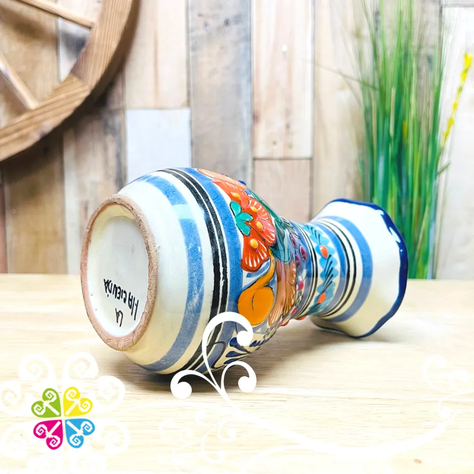 Small Multicolor Talavera Vase - Talavera Home Decor