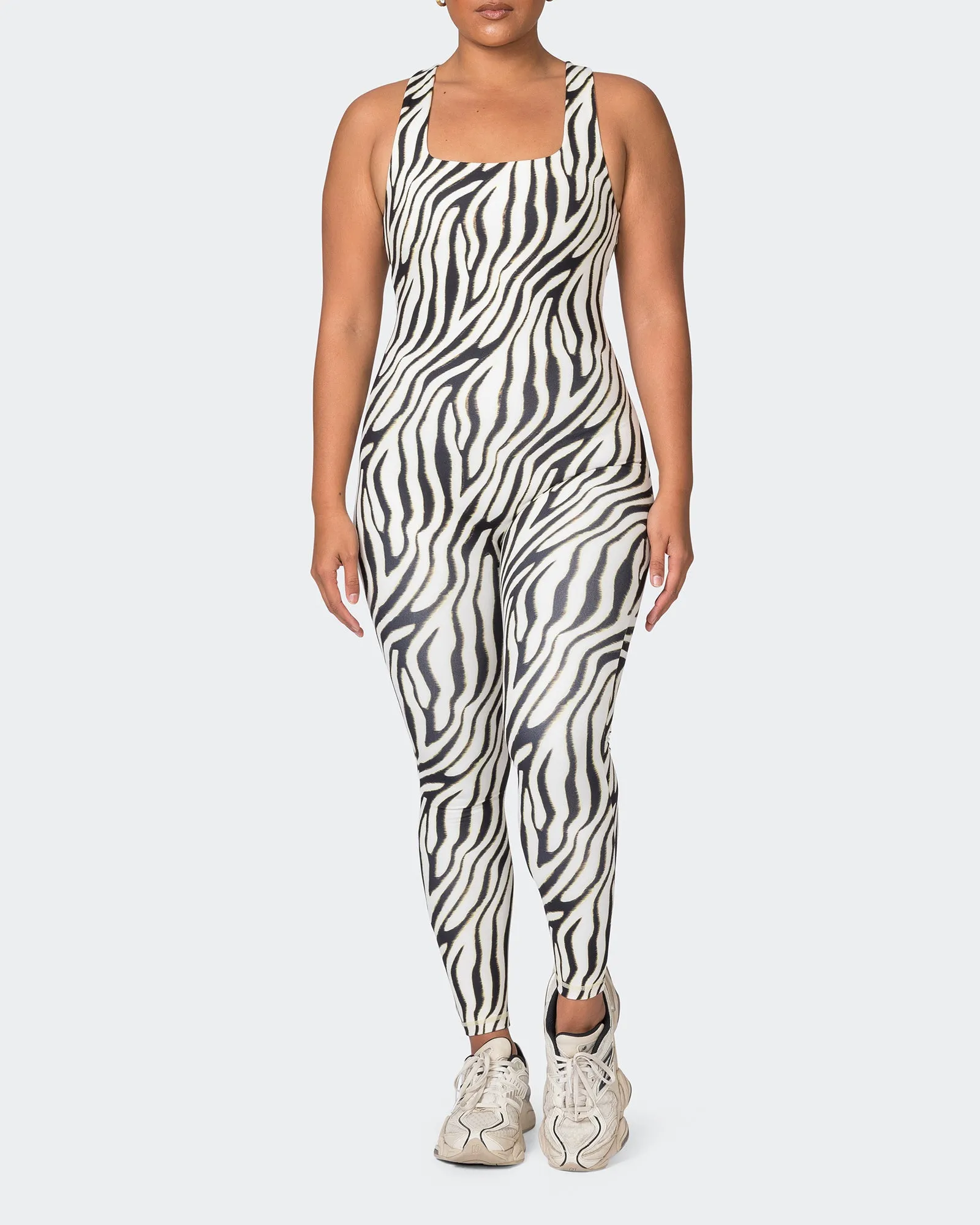 Snatched Everyday One Piece - Zebra Print