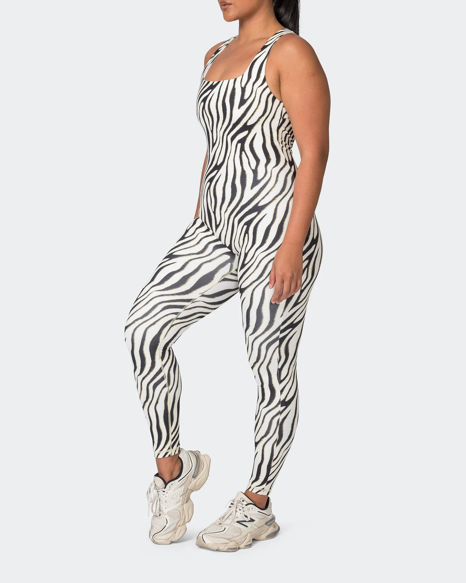 Snatched Everyday One Piece - Zebra Print