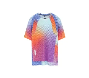 SOAR Running: Men's Printed Tech Tee - Rainbow Dot