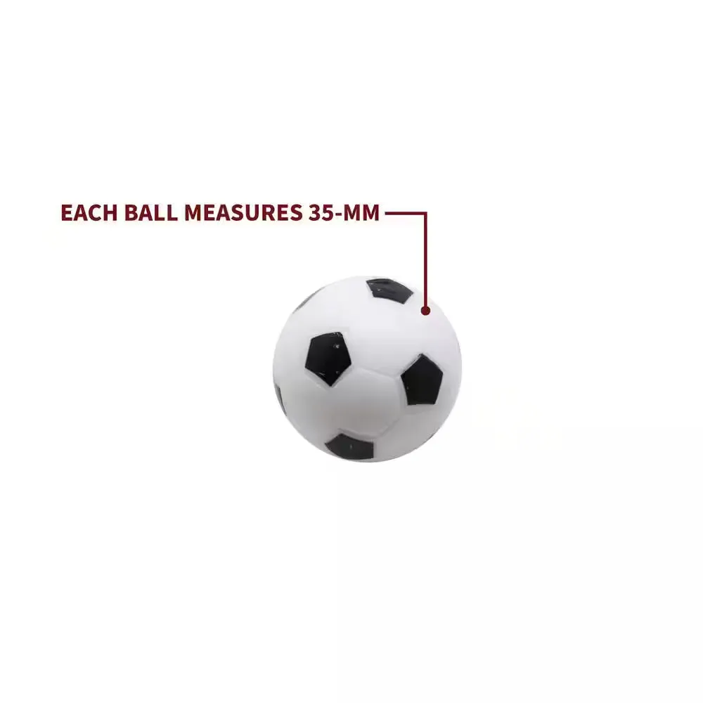Soccer Ball Style Replacement Foosballs (6-Pack)