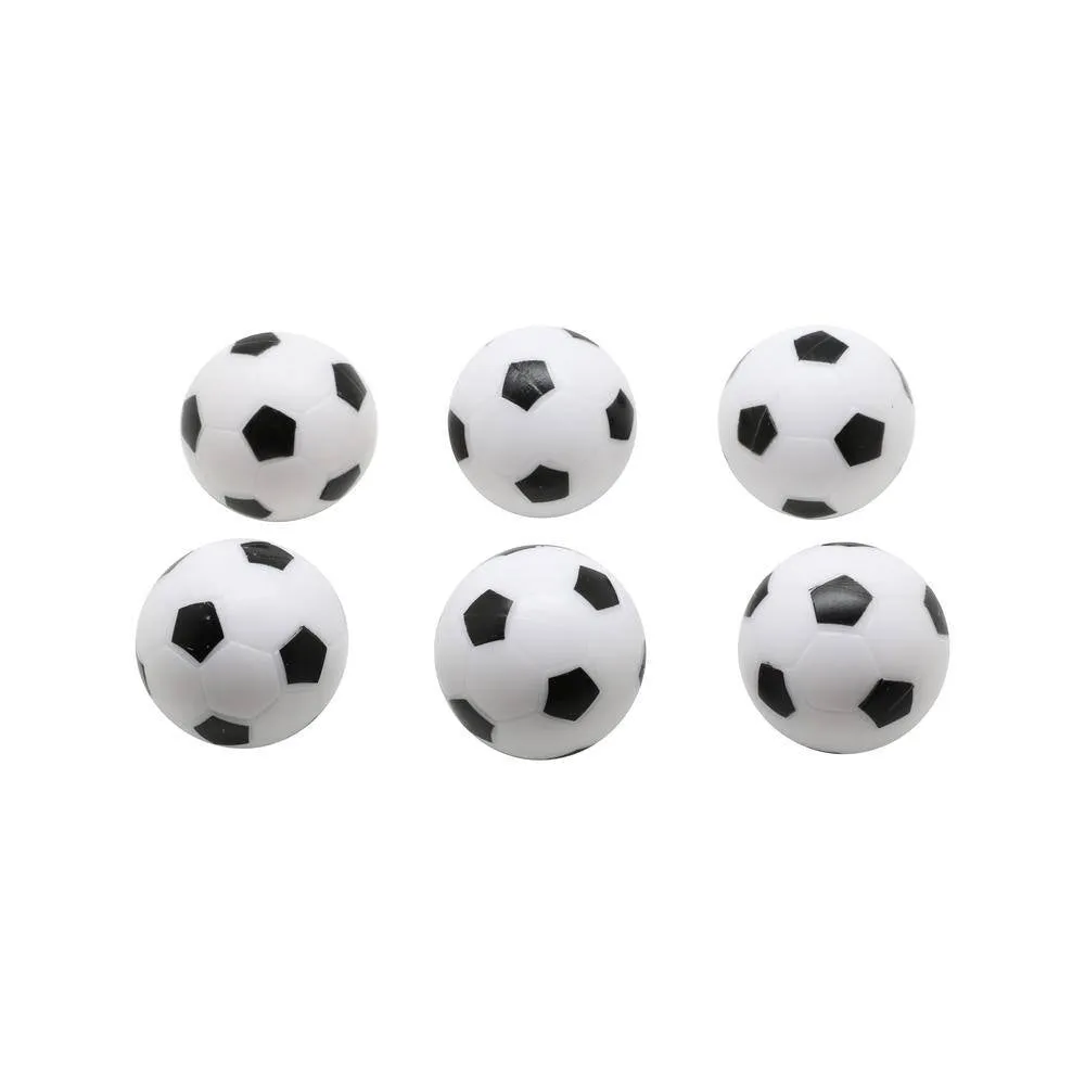 Soccer Ball Style Replacement Foosballs (6-Pack)