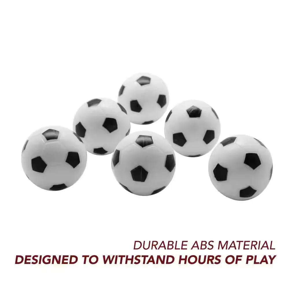 Soccer Ball Style Replacement Foosballs (6-Pack)