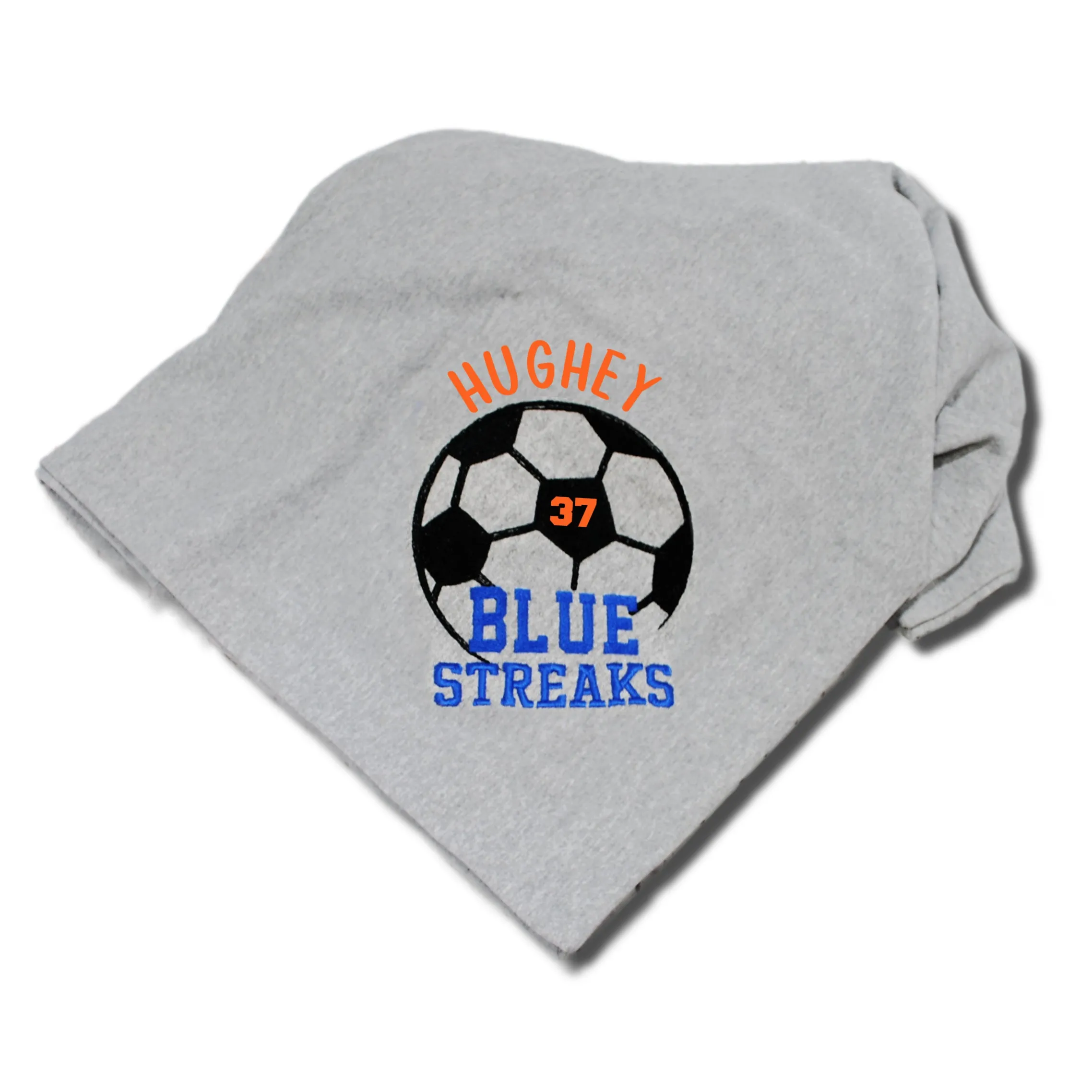 Soccer Stadium Blanket- Personalized with Custom Colors