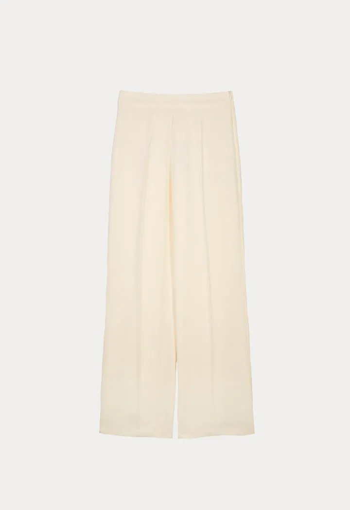 Solid Wide Leg Pants