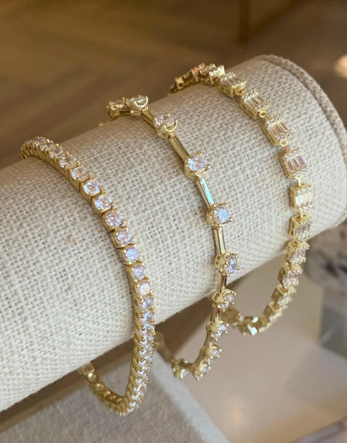 Squared Tennis Bracelet