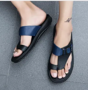 Summer youth dual-use male splint off sandals shoes