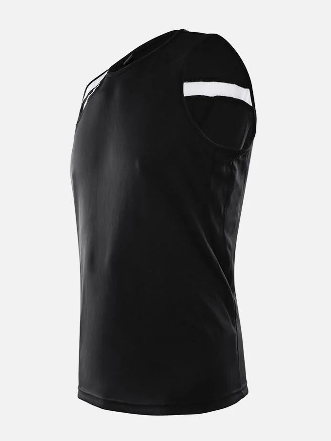 Tek 6 Singlet Black