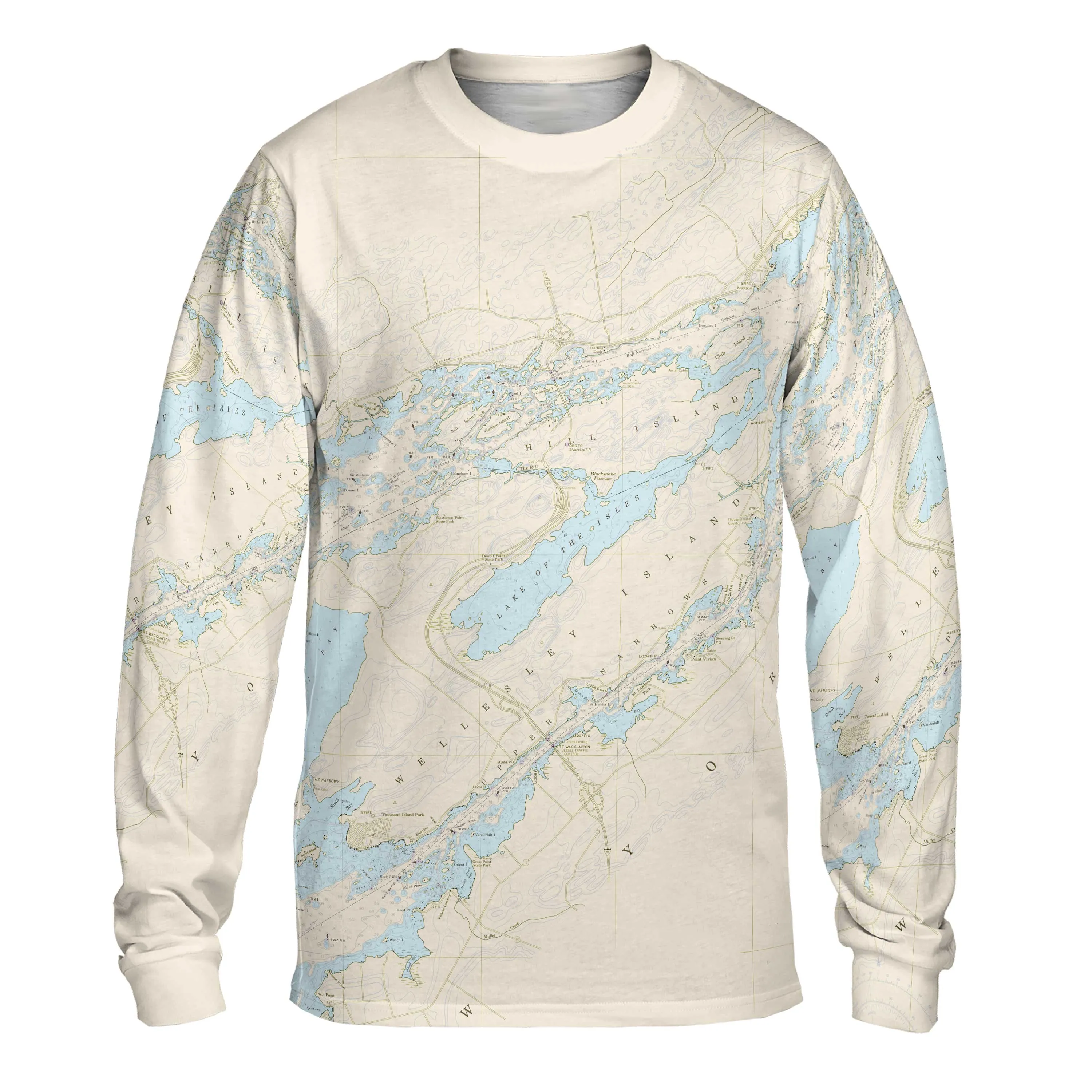 The Wellesley Island Long Sleeve Performance Tee