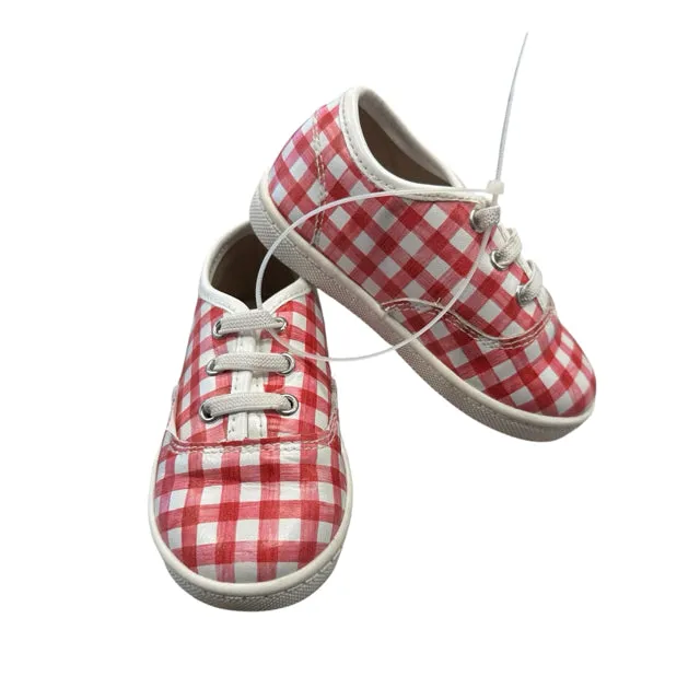 Tiny Toes Nation Checkerd Girl's Shoes Size 6