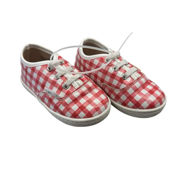 Tiny Toes Nation Checkerd Girl's Shoes Size 6