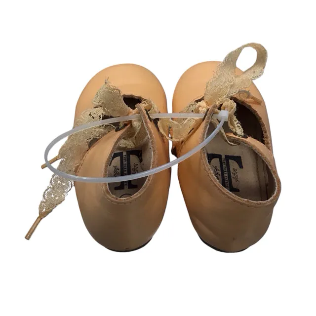 Tiny Toes Nation Girl's Apricot Shoes Size 5