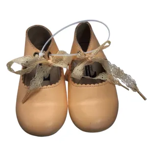 Tiny Toes Nation Girl's Apricot Shoes Size 5