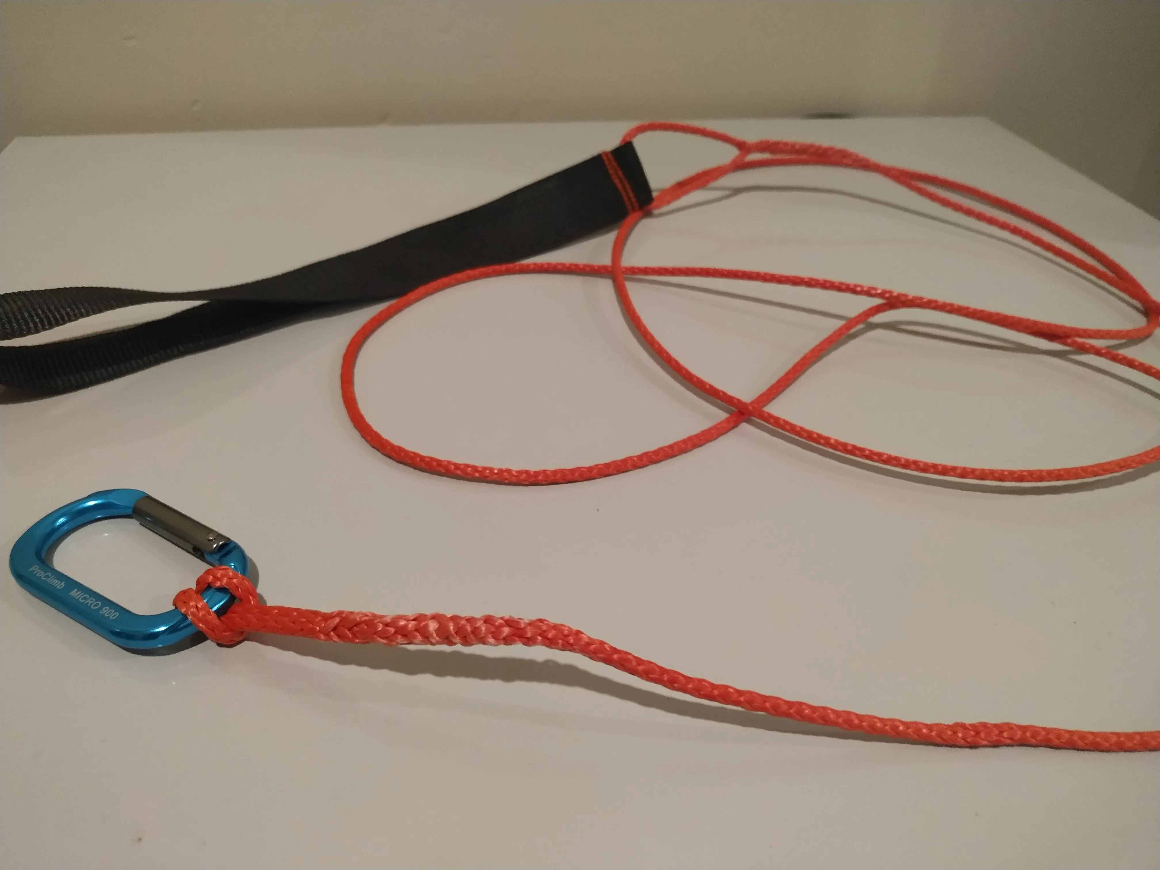 Ultralight Dog Leash - Orange Amsteel