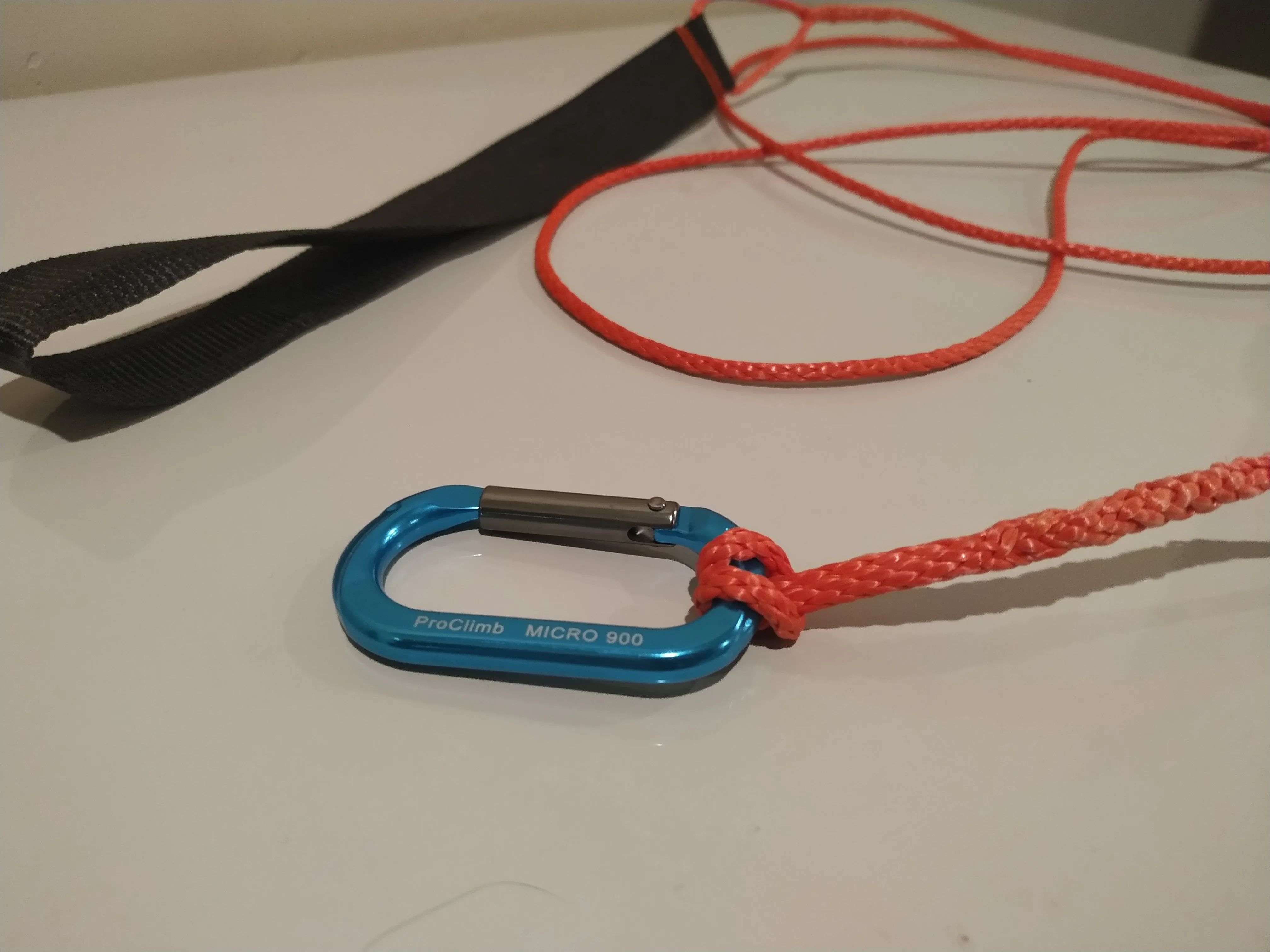 Ultralight Dog Leash - Orange Amsteel