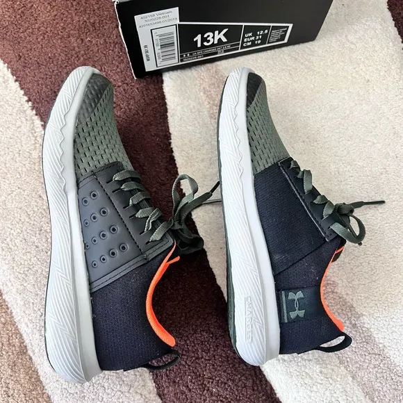 Under Armour UA BPS Charged Black Noir Shoes