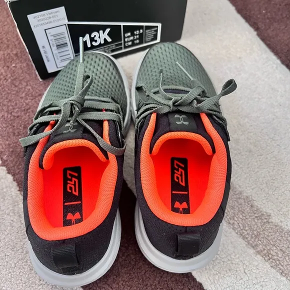 Under Armour UA BPS Charged Black Noir Shoes
