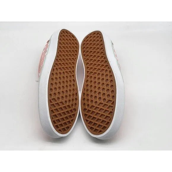 Vans Girls Doheny Rainbow Powder Pink White Shoes Missy Size 5