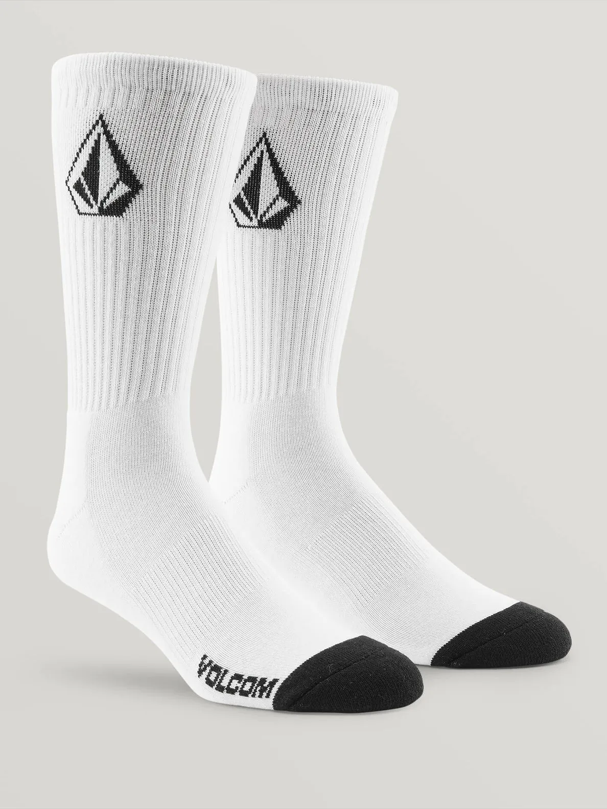 VOLCOM Full Stone Sock 3 Pack - White