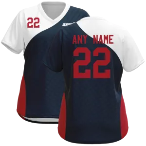 Women's Soccer Short Sleeve V-Neck Jersey